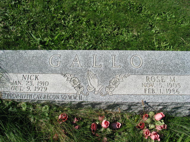 Nick and Rose M. Gallo