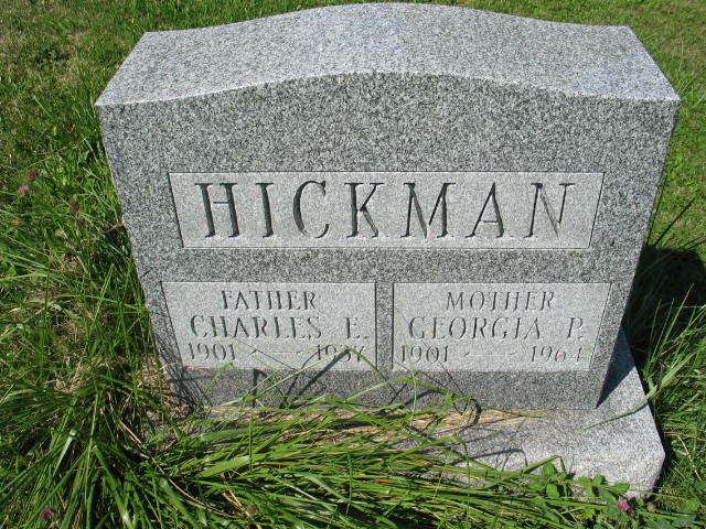 Cahrles E. and Georgia P Hickman