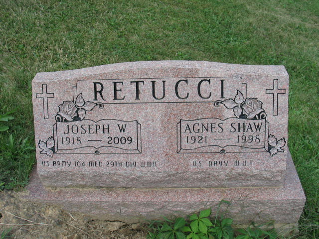 Joseph W. and Agnes Shaw Retucci