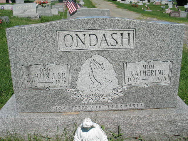 Martin J. Sr. and Katherine Ondash