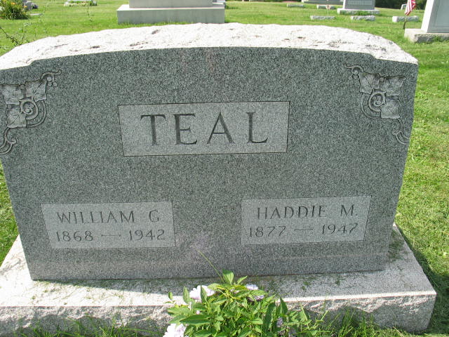 William G. and Haddie M. Teal