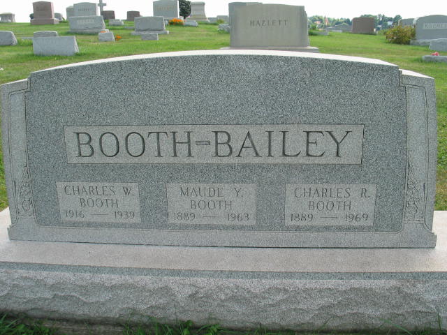 Charles W. Booth, Maude Y Booth, Charles R. Booth
