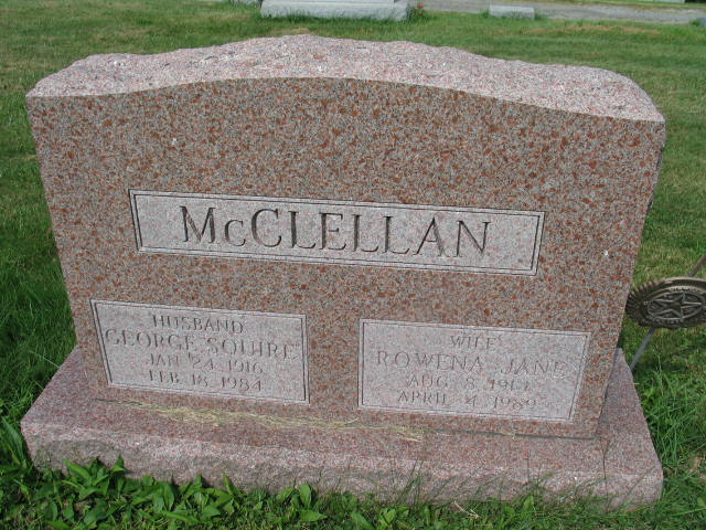 George Squire and Rowena Jane McClellan