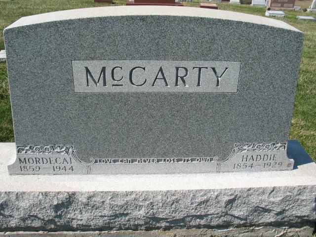 Haddie and Mordecai McCarty