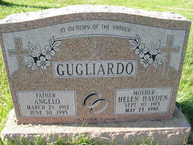 Angelo and Helen Hayden Gugliardo