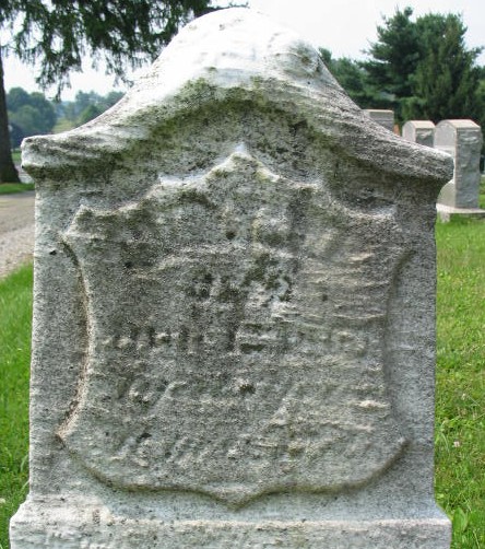 Hiram J. Hill tombstoone