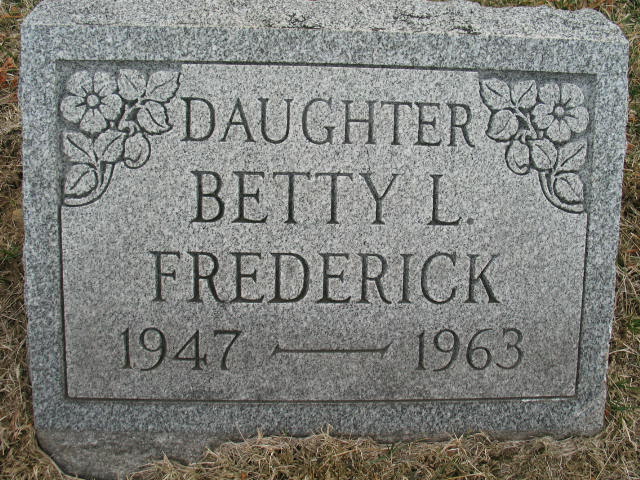 Betty L. Frederick tombstone