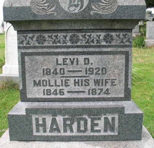 Levi D and Mollie Harden