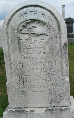 Ruth Thompson tombstone