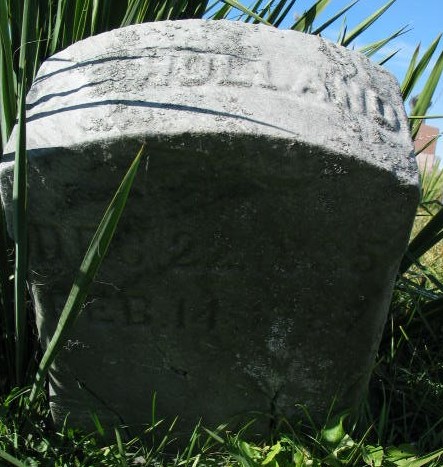 S. B. Holland tombstone