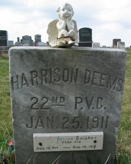 Francis Delina Bristor tomstone