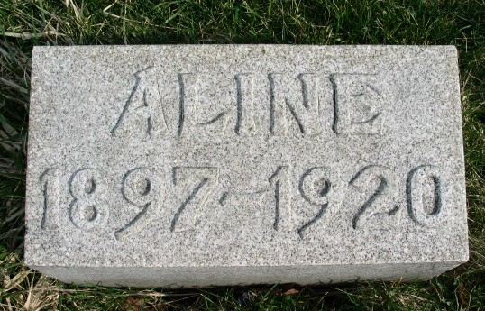 Aline Murray tombstone
