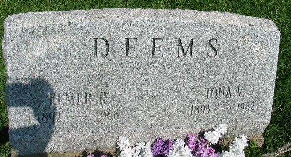 Elmer R. and Iona V. Deems
