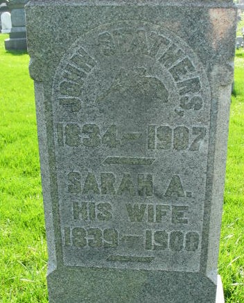 John and Sarah A. Stathers