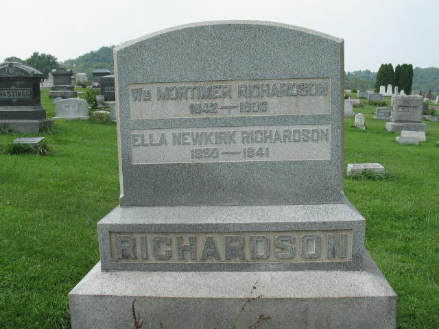 Wm. Mortimer richardson and Ella Newkirk Richardson