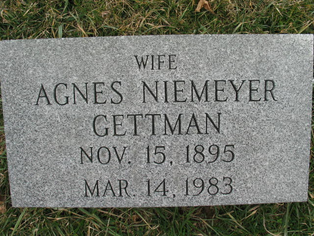 Agnes Niemeyer Gettman