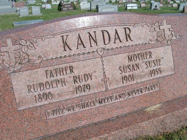 Rudolph and Susan Kandar