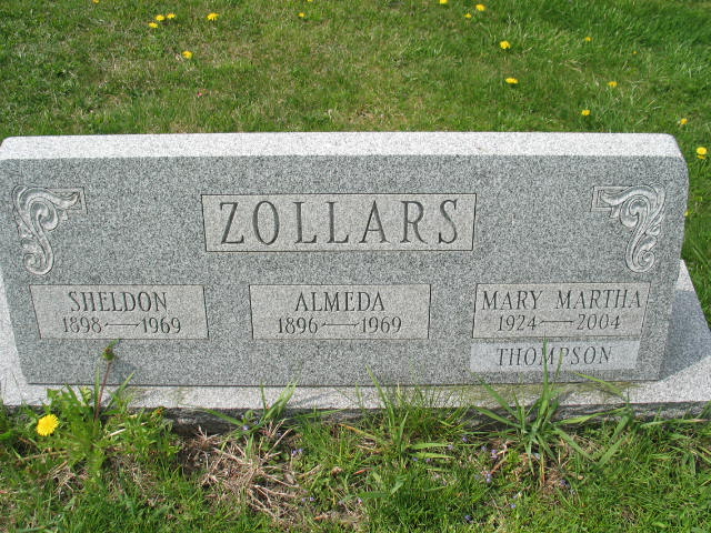 Sheldon Zollars, Almeda Zollars, Mary Martha Thompson