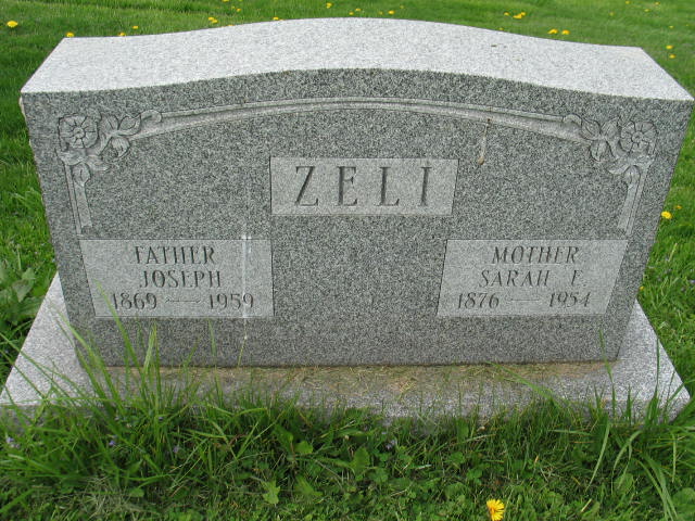 Joseph and Sarah E. Zeli