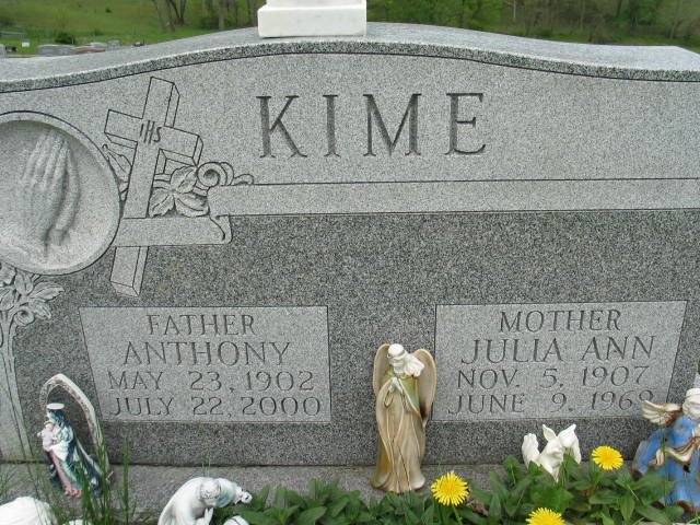 Anthony and Julia Ann Kime