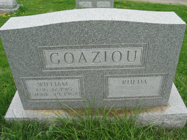 William and Rheda Goaziou