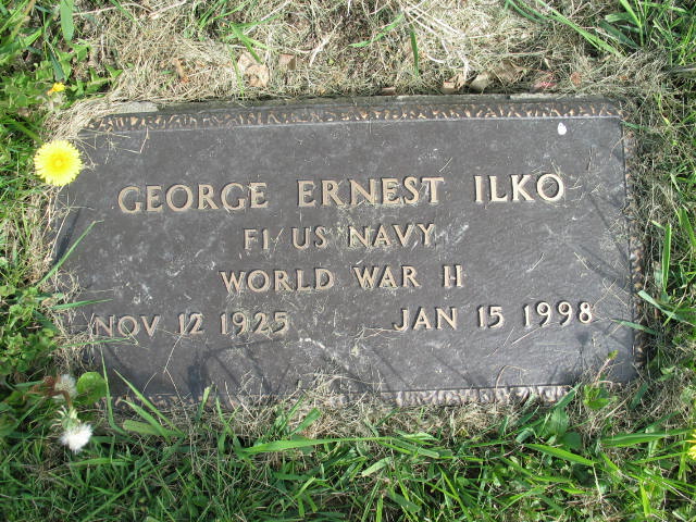 George Ernest Ilko tombstone
