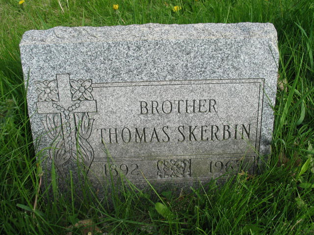 Thomas Skerbin tombstone